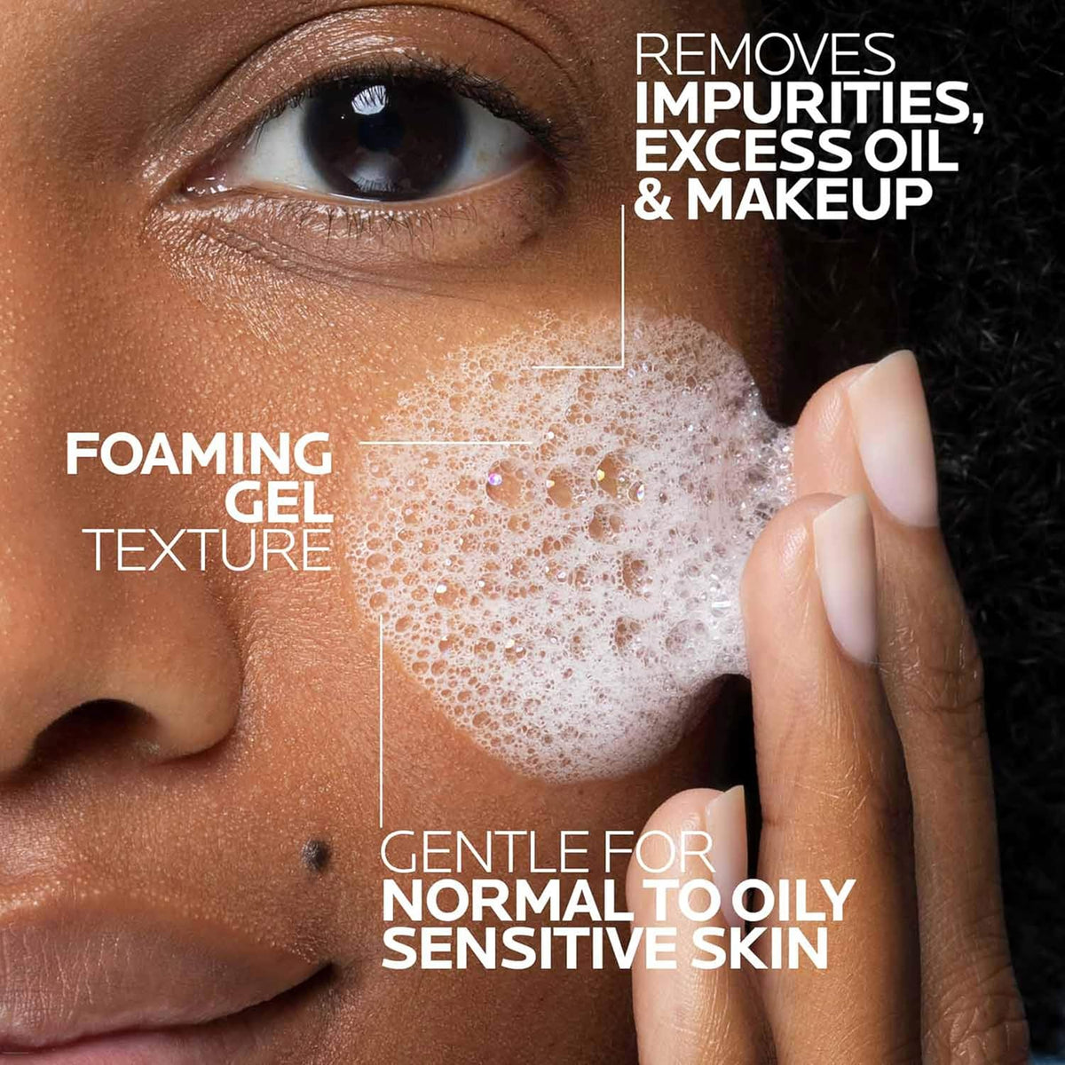 La Roche-Posay Toleriane Purifying Foaming Facial Cleanser, Oil Free Face Wash for Women & Men with Niacinamide + Ceramides, Pore Cleanser Safe For Sensitive Skin, Won‰۪t Dry Out Skin, Soap Free