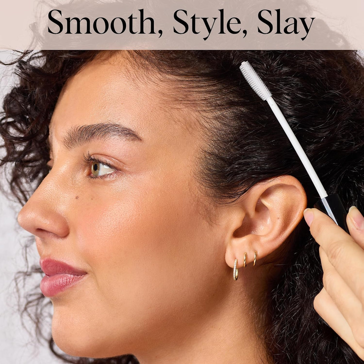 Kitsch Hair Taming Wand - Fly Away Stick For Hair with Biotin, Aloe & Vitamin E | Clear Hair Mascara for Flyaways, Slick Back Style | Travel Size, Ideal Gifts for Women - 18mL