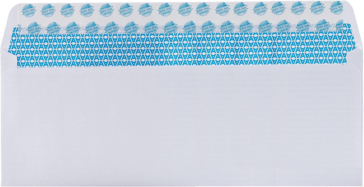 Aimoh #10 Security Self Seal Envelopes ‰ÛÒ 100 Qty |No Window, EnveGuard, 4‰ÉÝ x 9å?", White, 24 LB, 100 Count (34100)