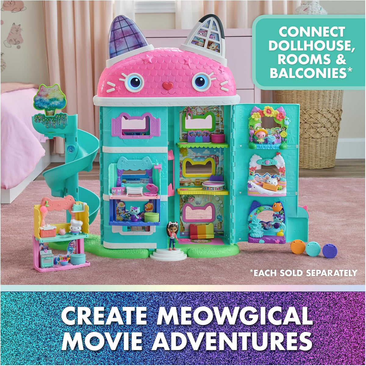 DreamWorks GABBY'S Dollhouse The Movie, Cat-Venture Crew Pack, 11-Piece Toy Figure Set with Accessories, Kids Toys for Girls & Boys Ages 3 and Up